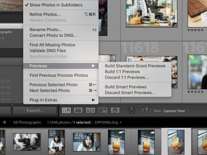 Lightroom CC : เพิ่มความเร็วในการทำงานด้วย Smart Previews